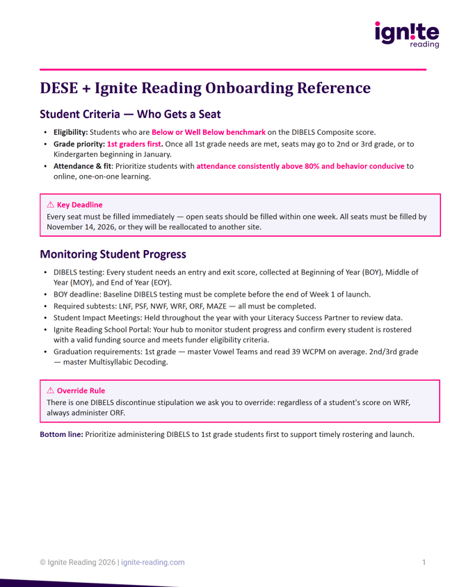 DESE Onboarding Reference Image